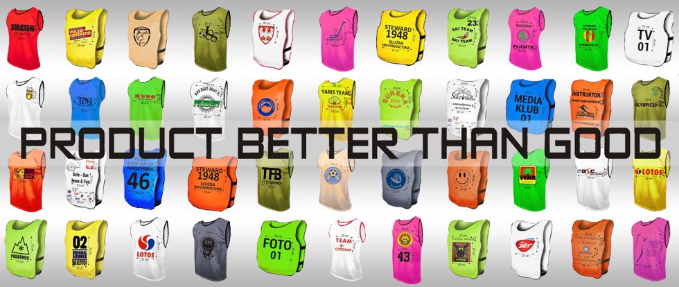 Marcas deportivas, plastrones, camisetas informativas, productor Polonia